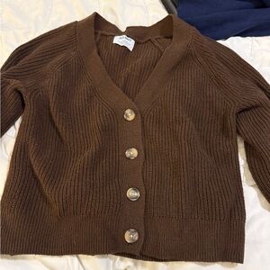 Old Navy Chocolate Brown Cardigan